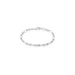 Bracelet maille camiorica argent blanc