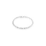 Bracelet maille lancelot argent blanc