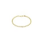 Bracelet maille or jaune jodie