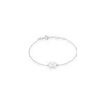 Bracelet maylie argent blanc