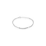 Bracelet melodie argent blanc