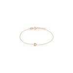 Bracelet menel argent rose