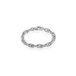 Bracelet nazima maille marine argent blanc