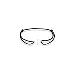 Bracelet nina cera argent blanc c�ramique et strass