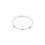Bracelet nissia argent blanc verre Bracelet nissia argent blanc verre