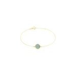 Bracelet or jaune florica amazonite