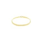 Bracelet or jaune izel maille anglaise Bracelet or jaune izel maille anglaise