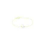 Bracelet or jaune mai lan smalto