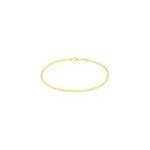 Bracelet or jaune maille marine