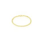 Bracelet or jaune maille marine