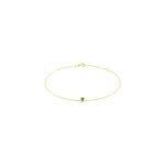 Bracelet or jaune onora emeraude