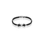 Bracelet orancie acier blanc