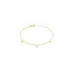 Bracelet pampilles color�es or jaune amazonite