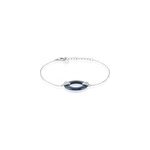 Bracelet peer argent blanc oxyde de zirconium