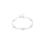 Bracelet perlita argent blanc perle de culture