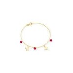 Bracelet phyliss or jaune oxyde de zirconium Bracelet phyliss or jaune oxyde de zirconium