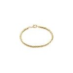 Bracelet plaque or jaune avelyne