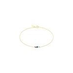 Bracelet printemps prcieux or jaune topaze amthyste