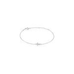 Bracelet priscus argent blanc oxyde de zirconium