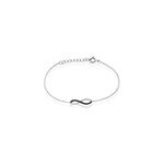 Bracelet prudentia argent blanc oxyde de zirconium
