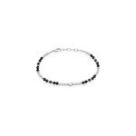 Bracelet risor acier blanc oeil de tigre agate