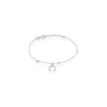 Bracelet serenella argent blanc oxyde de zirconium