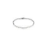Bracelet riviere argent blanc shiny nights oxyde de zirconium