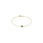Bracelet vintage love plaqu� or jaune aventurine