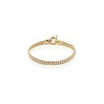 Bracelet violette plaqu or jaune