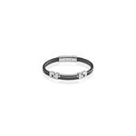 Bracelet yannick acier blanc
