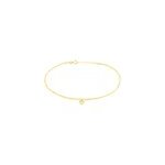 Cha; ne de cheville salome or jaune
