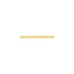 Cha; ne imad maille gourmette or jaune