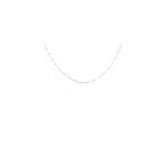 Chaine kathi argent blanc