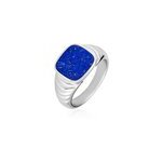 Chevalire argent blanc calisto lapis lazuli