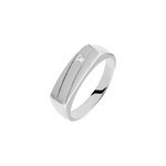 Chevalire michel argent blanc oxyde de zirconium