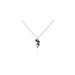 Collier acier gris lacme