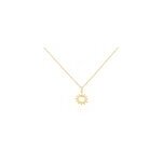 Collier adelinda plaqu or jaune