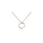 Collier adnielle argent rose