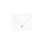Collier aella argent blanc
