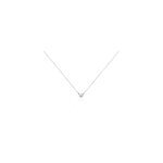 Collier alias or blanc diamant