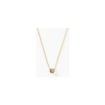 Collier arenale or jaune amethyste