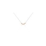 Collier argent bicolore manya