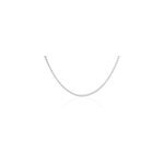 Collier argent blanc alayna