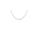 Collier argent blanc casper
