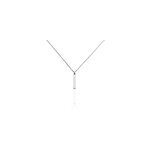 Collier argent blanc fedor