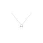 Collier argent blanc isandro