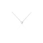 Collier argent shelan oxydes de zirconium