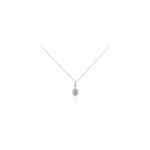 Collier argent tania oxydes de zirconium