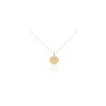 Collier astro plaqu� or