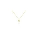 Collier atlanta or jaune diamant